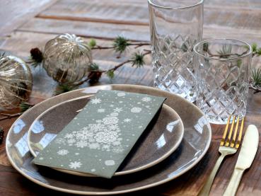 Chic Antique Serviette Weihnachten grün