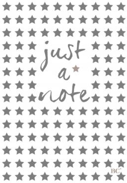 Notizbuch "Just a note" A5