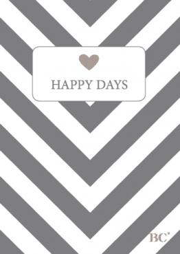 Notizheftchen "Happy Days" A6