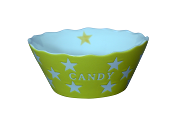 Krasilnikoff schale Happy Stars "Candy" gelb