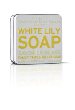 Seife WHITE LILY - in Seifendose