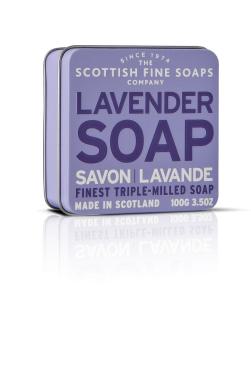 Seife LAVENDER - in Seifendose