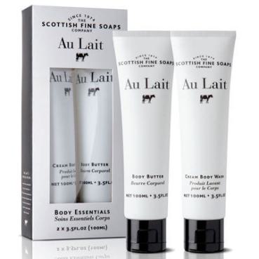 AU LAIT Duschgel & Bodybutter Set