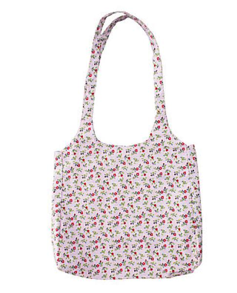 Krasilnikoff Shopping Bag, rosa Blümchen