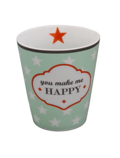 Krasilnikoff Happy Mug YOU MAKE ME HAPPY